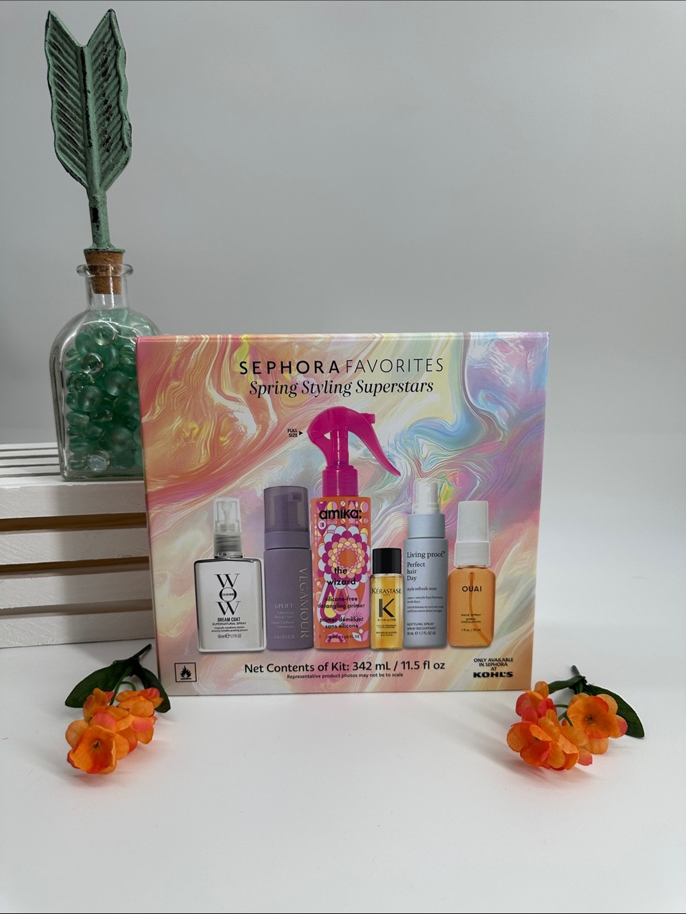 Sephora Favorites Spring Styling Superstars hair care set. Retail value of $105